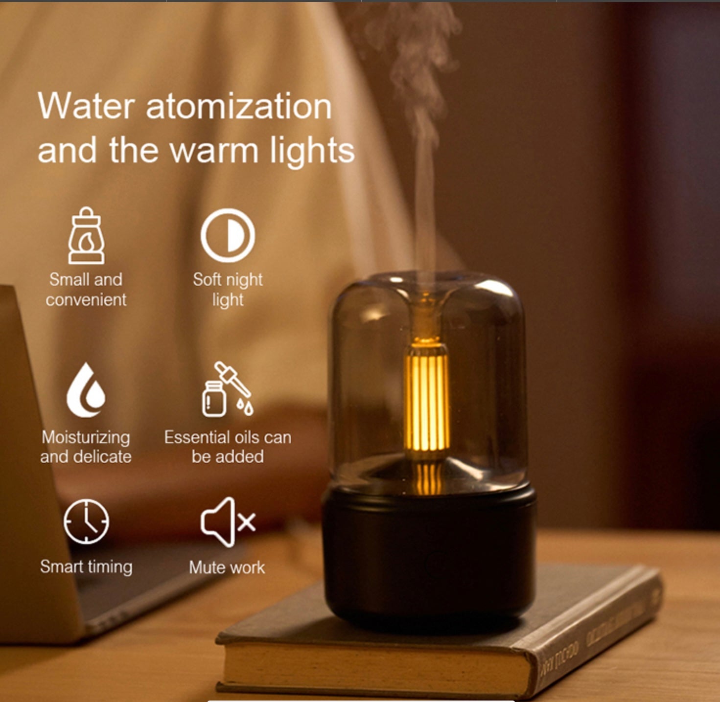 THE BEACON - Glowing Candlelight Aroma Diffuser